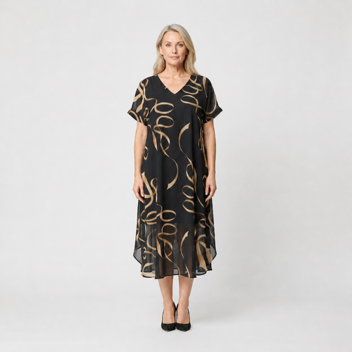 Orielle - Relaxed Fit Midi Casual Dress