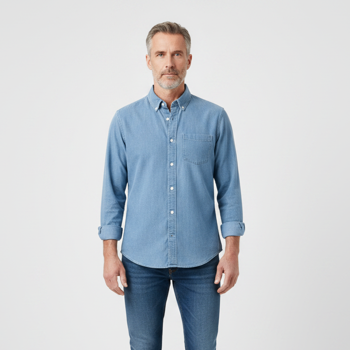Walker - Relaxed Fit Button-Front Shirt