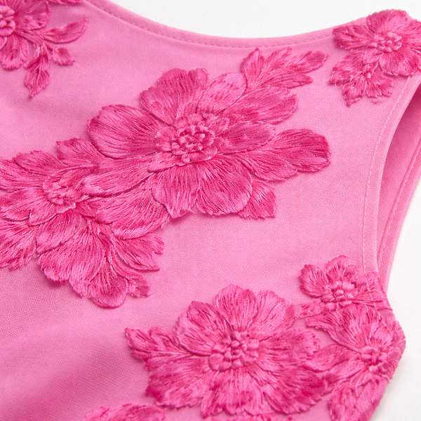 Blossara - Figure-Hugging Floral Maxi Gown
