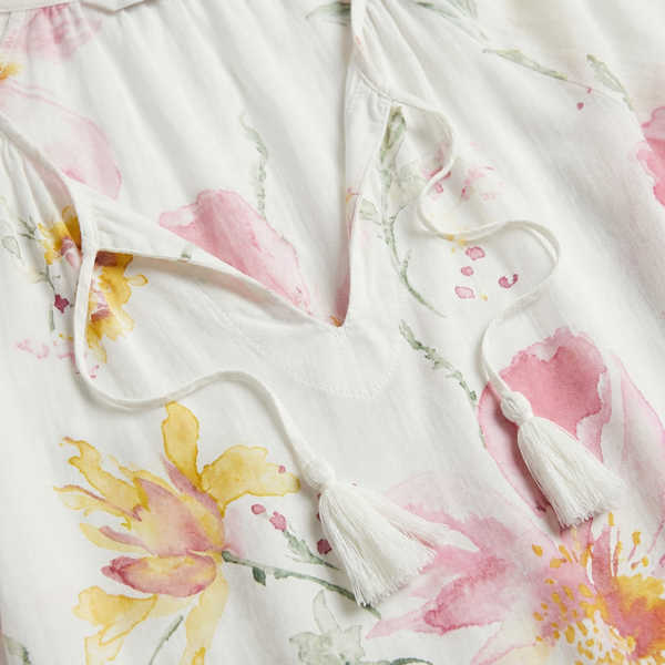 Bohemique - Floral Print Bohemian Maxi Dress