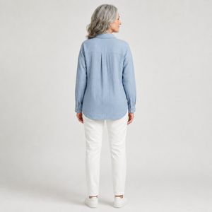 Breevia - Relaxed Button-Down Women's Shirt
