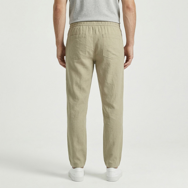 Breezlo - Lightweight Drawstring Casual Pants