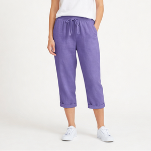 Breezlyn - Relaxed Fit Women's Bermuda Shorts Purple