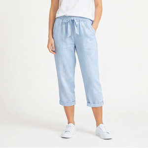 Breezlyn - Relaxed Fit Women's Bermuda Shorts Light Blue
