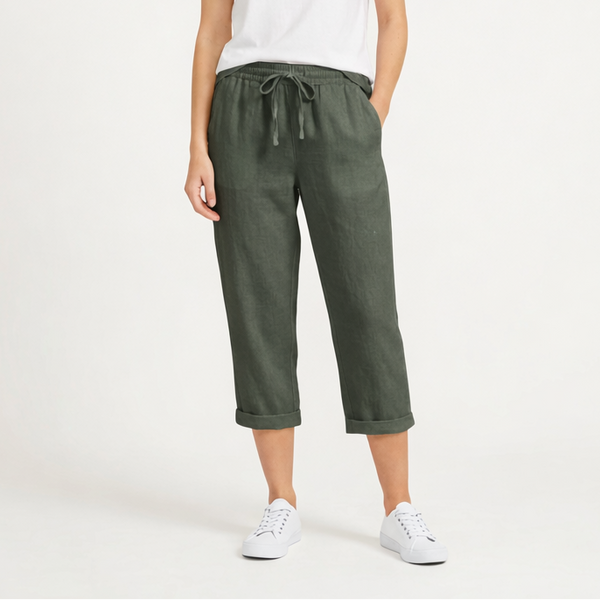 Breezlyn - Relaxed Fit Women's Bermuda Shorts Olive