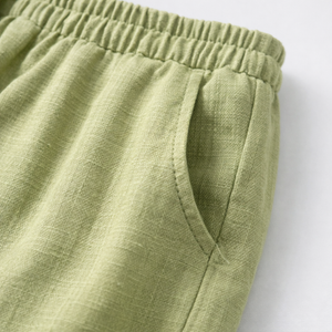 Brezara - High-Waist Drawstring Relaxed Pants