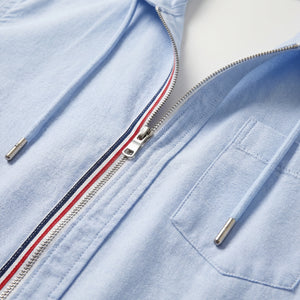 Brezivo - Relaxed Fit Hooded Zip Jacket
