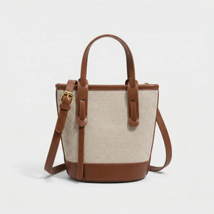Bucketara - Retro-Inspired Bucket Shoulder Bag Brown
