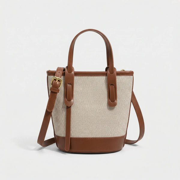Bucketara - Retro-Inspired Bucket Shoulder Bag Brown