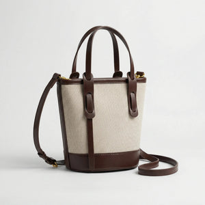 Bucketara - Retro-Inspired Bucket Shoulder Bag Coffee