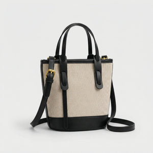 Bucketara - Retro-Inspired Bucket Shoulder Bag Black