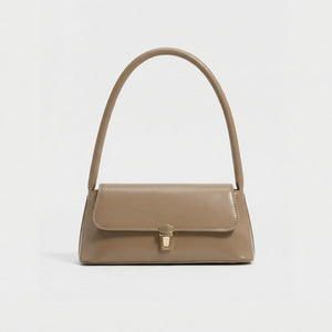 Clariva - Retro Underarm Baguette Handbag Khaki