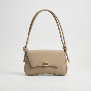 Claspette - Compact Flap-Closure Baguette Bag Khaki