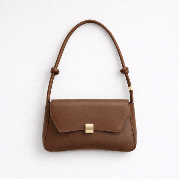 Claspette - Compact Flap-Closure Baguette Bag