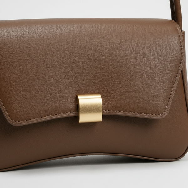 Claspette - Compact Flap-Closure Baguette Bag