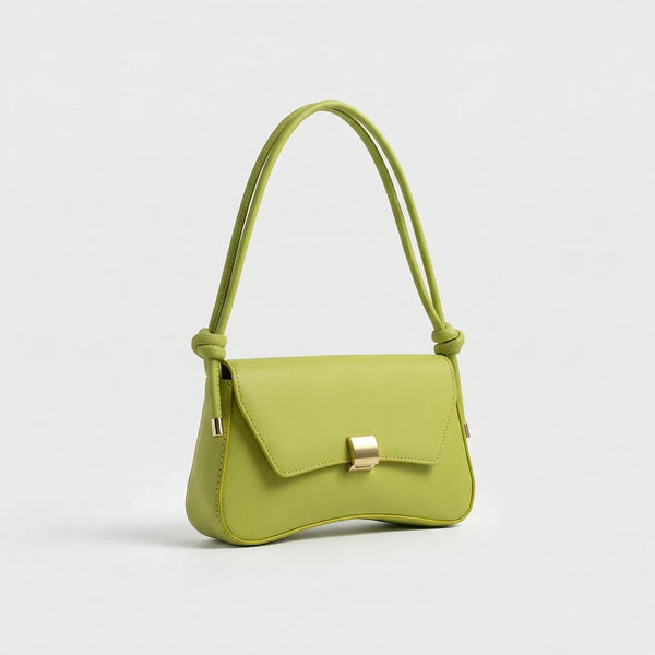 Clavetté - Compact Flap Crossbody Purse Green