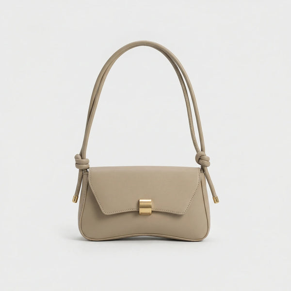 Clavetté - Compact Flap Crossbody Purse Khaki