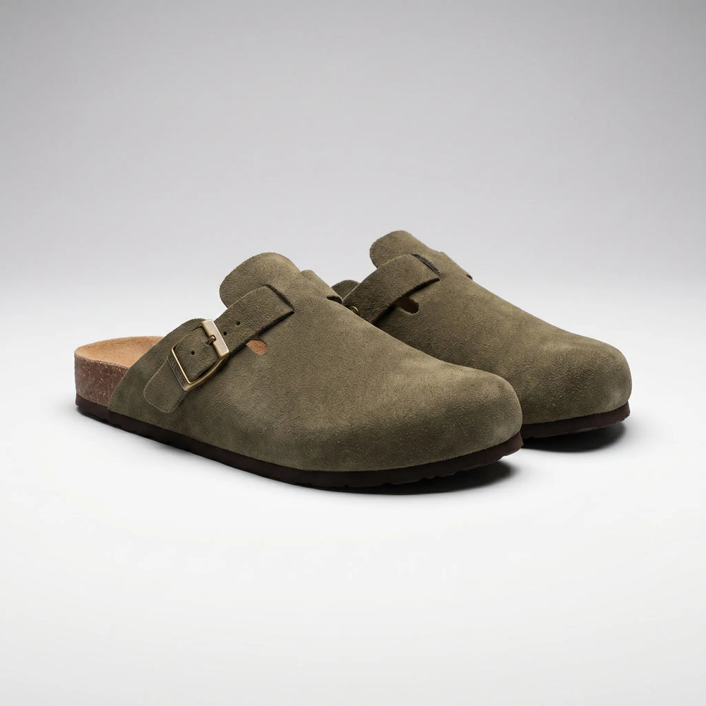 Clutova - Slip-On Mule Clog With Buckle Strap