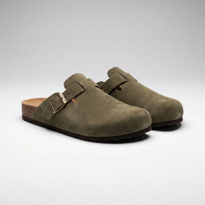 Clutova - Slip-On Mule Clog With Buckle Strap