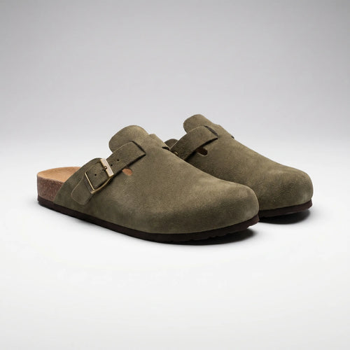 Clutova - Slip-On Mule Clog With Buckle Strap