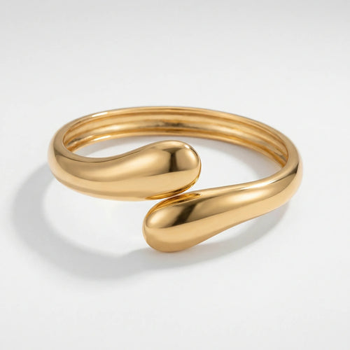 Draxen - Geometric Water Drop Bangle Bracelet E00k1js02427