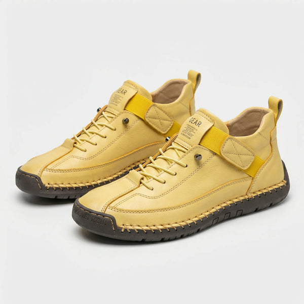 Flexora - Wide Toe Box Orthopedic Slip-On Sneaker Yellow