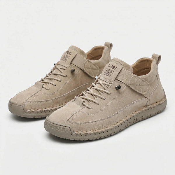 Flexora - Wide Toe Box Orthopedic Slip-On Sneaker Beige