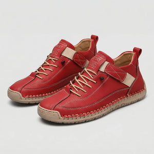 Flexora - Wide Toe Box Orthopedic Slip-On Sneaker Red