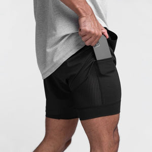 Flexrun - 2-In-1 Men's Athletic Shorts