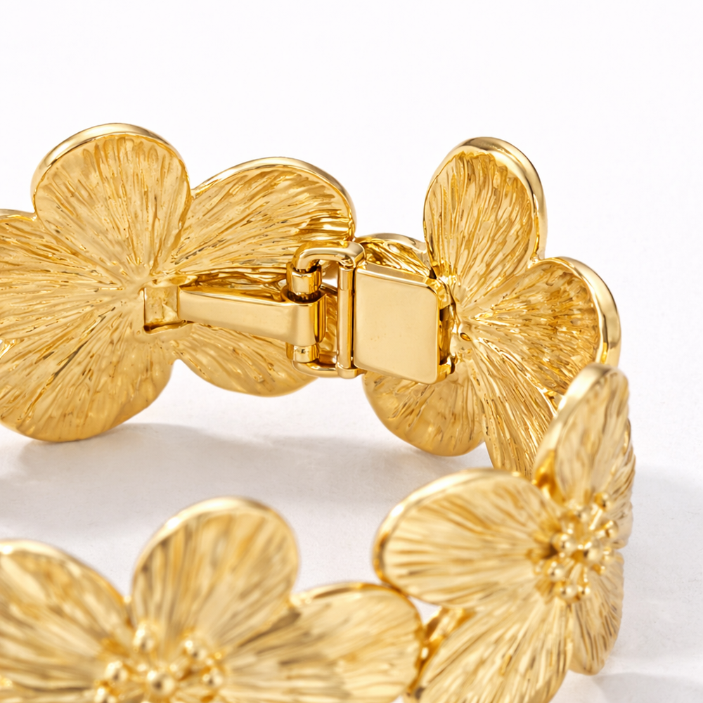 Florenza - 5-Piece Floral Motif Jewelry Set