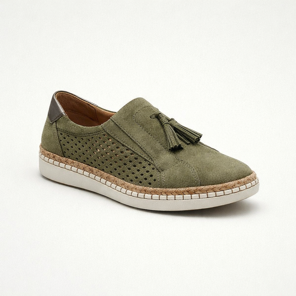 Flovrex - Slip-On Flat Sneaker With Tassel Detail
