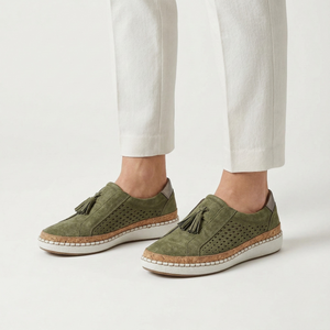 Flovrex - Slip-On Flat Sneaker With Tassel Detail