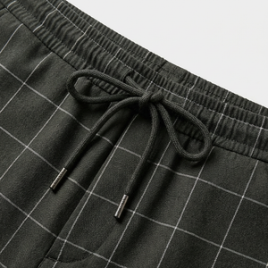Griddex - Plaid Print Jogger Pants For Men