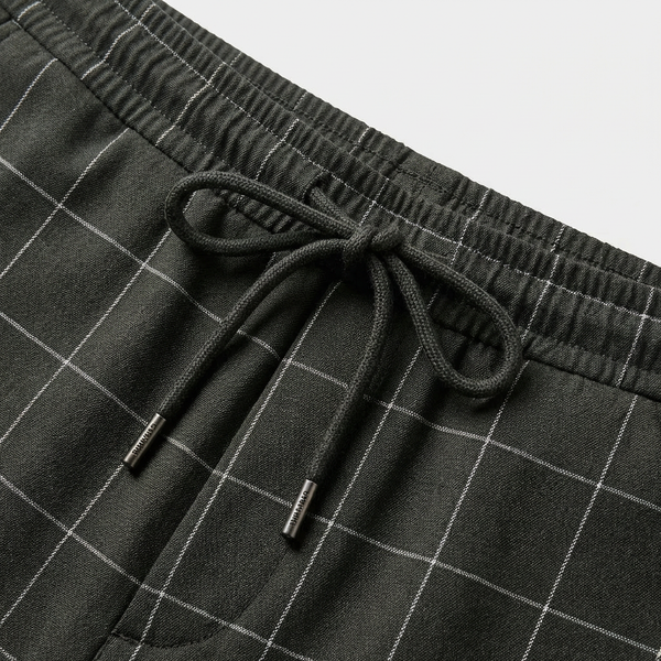 Griddex - Plaid Print Jogger Pants For Men