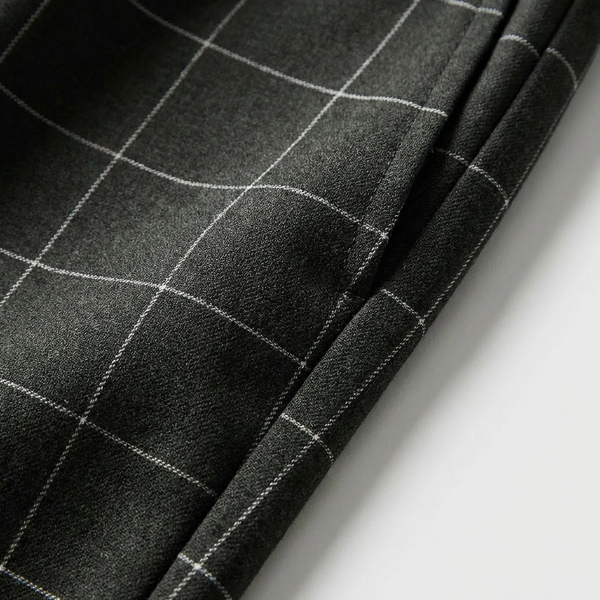 Griddex - Plaid Print Jogger Pants For Men