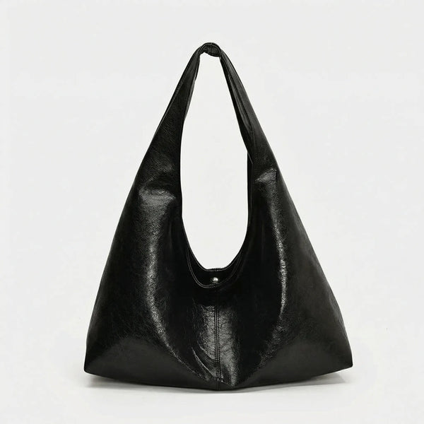 Hobalyn - Large Hobo Shoulder Crossbody Bag Black - Type B