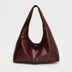 Hobalyn - Large Hobo Shoulder Crossbody Bag Red - Type B