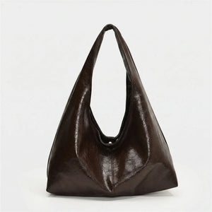 Hobalyn - Large Hobo Shoulder Crossbody Bag Coffee - Type B