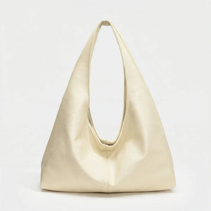 Hobalyn - Large Hobo Shoulder Crossbody Bag Beige - Type B