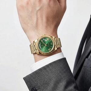 Horavex - Automatic Self-Winding Dress Watch Gold-Green