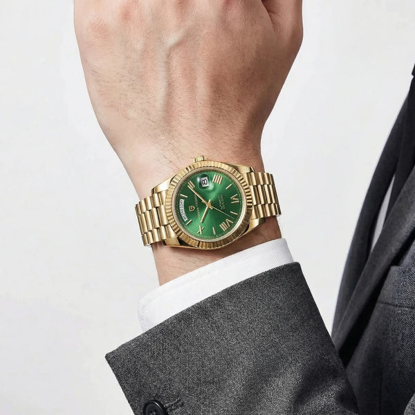 Horavex - Automatic Self-Winding Dress Watch Gold-Green