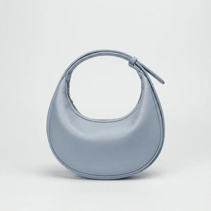 Lunvera - Half-Moon Minimalist Shoulder Bag Light Blue