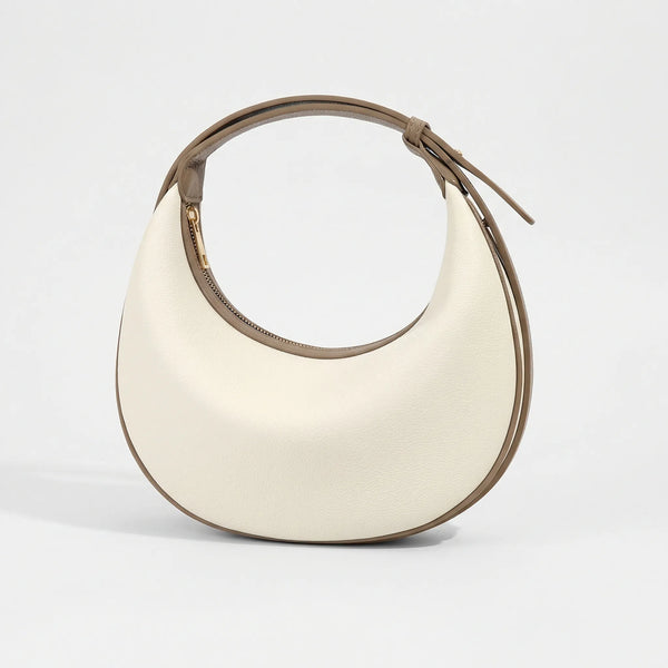 Lunvera - Half-Moon Minimalist Shoulder Bag Mibai Hits Khaki