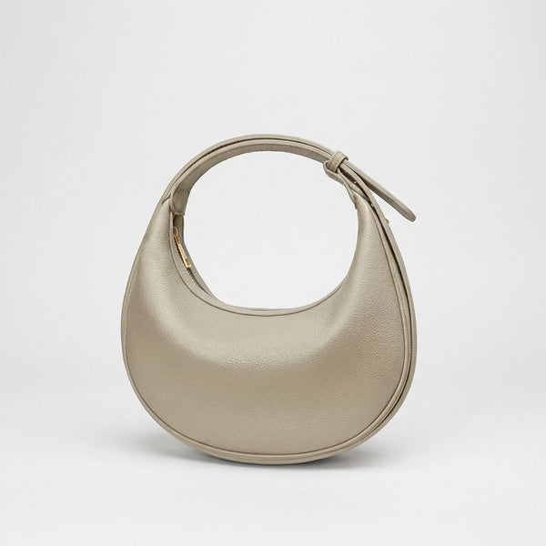 Lunvera - Half-Moon Minimalist Shoulder Bag Khaki