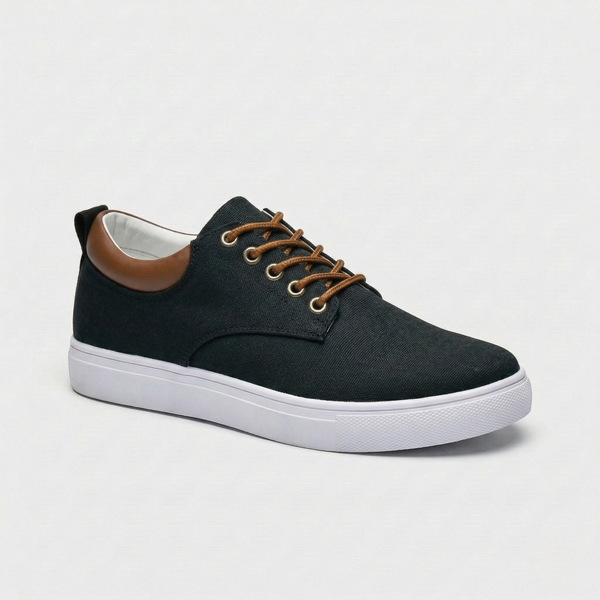 Pavoro - Flat Sole Lace-Up Sneaker For Men