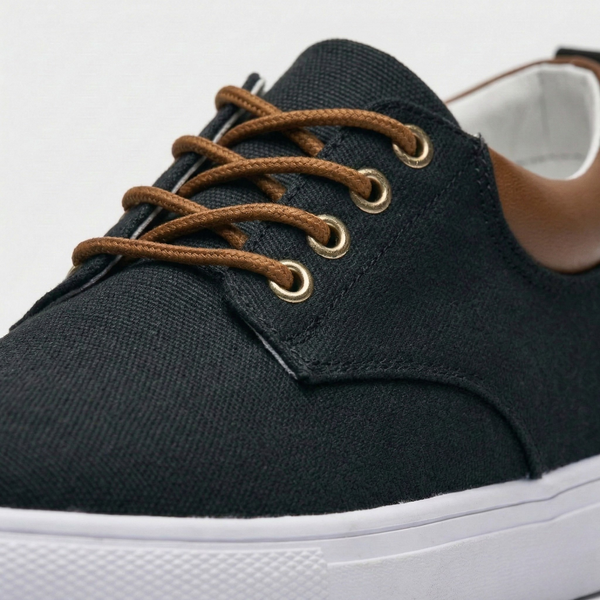 Pavoro - Flat Sole Lace-Up Sneaker For Men