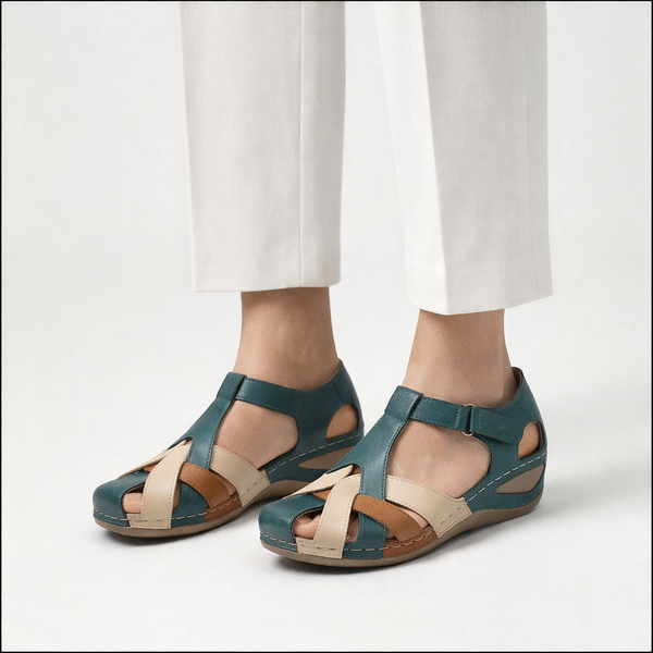 Retrava - Vintage-Style Womens Orthopedic Sandal