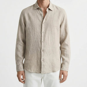 Rovlax - Relaxed Oversize Button-Down Shirt White