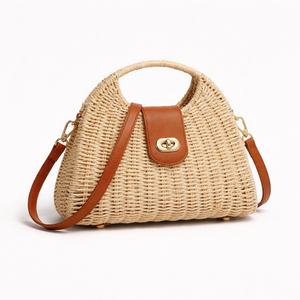 Shellova - Woven Shell Crossbody Shoulder Bag