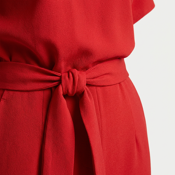 Siltessa - Wide-Leg Belted Jumpsuit For Women